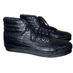 Vans Sk8-Hi LX Jim Goldberg Raised by Wolves Black Leather Men's Size 9.0